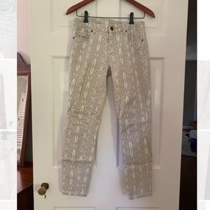 Blank NYC snakeskin pattern pants
